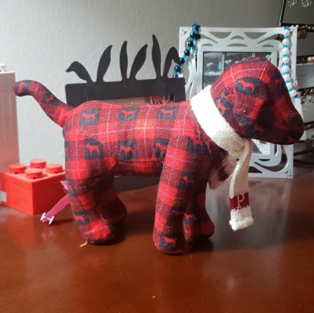 PINK mini Holiday Dog